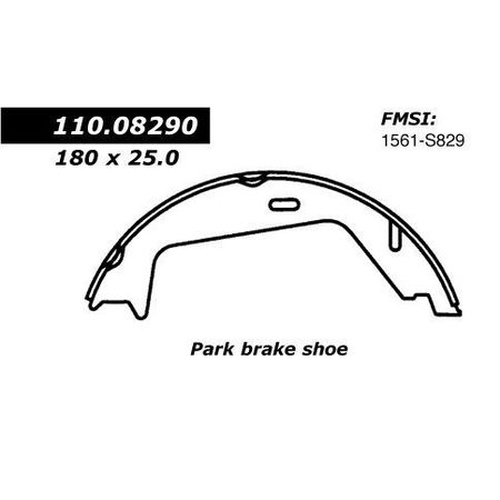 CENTRIC PARTS Centric Brake Shoes, 111.08290 111.08290